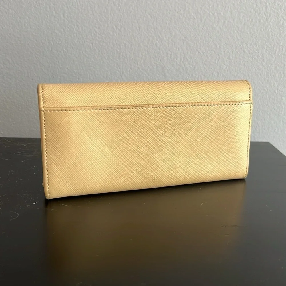 Salvatore Ferragamo Beige Long Wallet